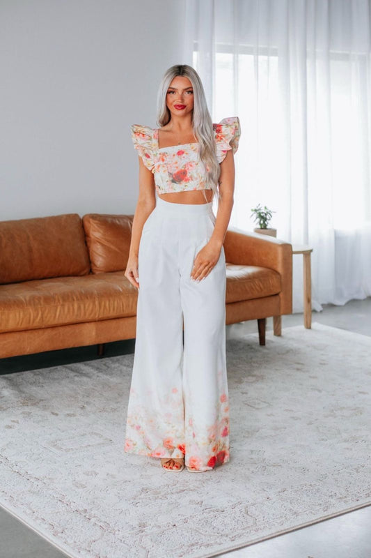 FLORAL PANTS