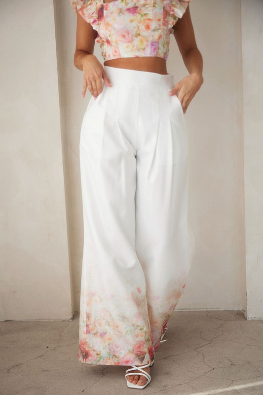 FLORAL PANTS